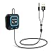Produktbild IrisCargo Bluetooth Empfänger Auto Wireless Adapter Receiver KFZ mit CSR 4.0 Bluetooth Empfänger Receiver KFZ Audio Adapter, 3M Magnet Basis, Stereo 3.5 mm Aux und USB Autoladegerät