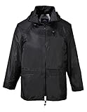 Portwest Regenjacke, Schwarz