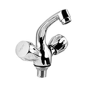 Hagar ACE AC-014 Basin Mixer Twin Handle with Casted Spout for Bathroom and Bathroom Fixtures