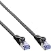 Produktbild InLine 73801S Patchkabel, Cat.6A, S/FTP, PUR Industrial, 1m schwarz