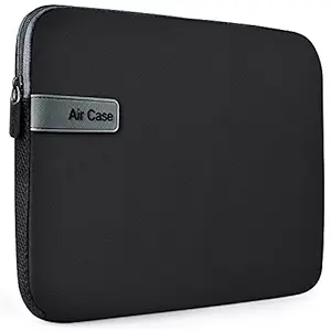 AirCase Laptop Bag Sleeve Case Cover Pouch for 15.6-InchLaptop for Men & Women Neoprene(Black)