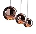 Produktbild Hängelampe Retro Ball 3 Kugeln Kupfer