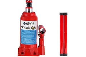 KMT Gato hidráulico de Botella Elevador 10T Toneladas Profesional para Coches Ruedas pequeñas Reparaciones de neumáticos de automóvil elevación