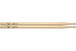 Vater VHP5BN Power Nylon Tip Drum Sticks, Hickory Nylon