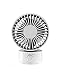 Produktbild Maity USB Ventilator Personal Fan Mini Lüfter Desktop Turbo Ventilator Tischventilator USB Geräuscharmer Desk Fan Lüfter Neigbar, USB Fan Einfach zu Tragen, für Büro, Zuhause und im Freien-Weiß
