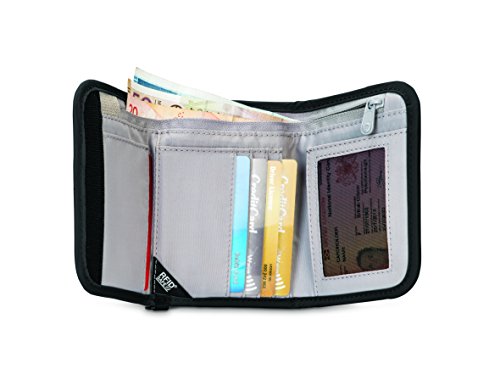 Pacsafe RFIDsafe V125 Diebstahlschutz RFID Tri-Fold Wallet, grau camo - 5