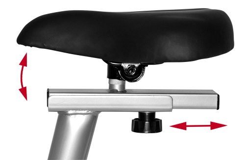 Christopeit Ergometer EMS 3, Silber Schwarz - 8