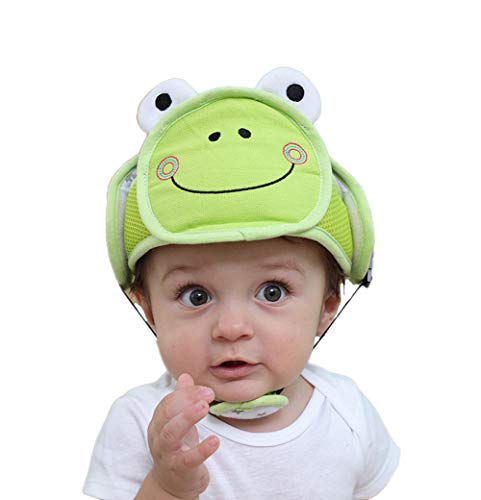 Preisvergleich Produktbild SLONG Baby Helm Weiche Baumwolle Verstellbare Baby-Sicherheits-Kopfschutz Verstellbare Kopfschild Baby-Schutzkappe