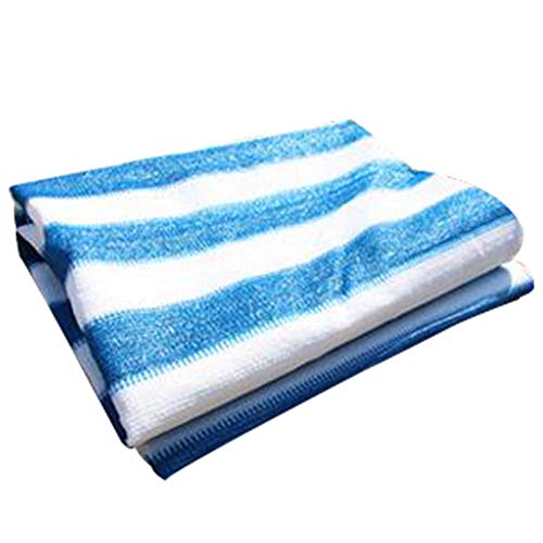 Preisvergleich Produktbild MAHFEI- Sichtschutznetz Sonnensegel Umweltschutz Verschlüsselung Sonnencreme Staubdicht Aluminiumknopfloch Reißfestigkeit Polyethylen 8 Größe (Color : Blue White, Size : 4x6m)