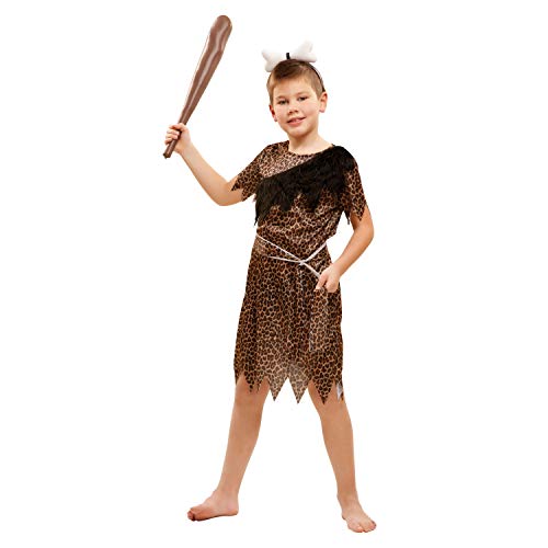 My Other Me Me-201129 Disfraz de troglodita aventurero para niño, 7-9 años (Viving Costumes 201129
