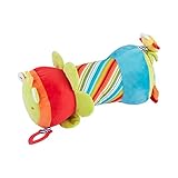  solini Krabbelrolle Froschkönig - Stoff-Rolle mit verschiedenen Spielmöglichkeiten - hilft Babys bei ersten Krabbel- & Gehversuchen - bunt