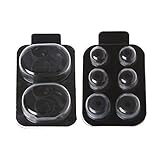 Lieferumfang: 3 Sets Ohrstöpsel (klein, mittel, groß) + 2 Sets Silikon-Flügelspitzen (weiche Version).