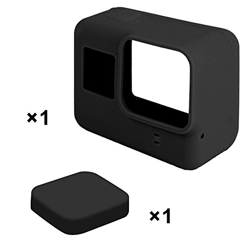 En Venta Funda Protectora para GoPro Hero 5 6 Sport Cámara con Tapa de Objetivo, FineGood Soft Cubiertas de Silicona para Cámara de Acción y Lente Hero5 Hero6 - Negro Comentarios