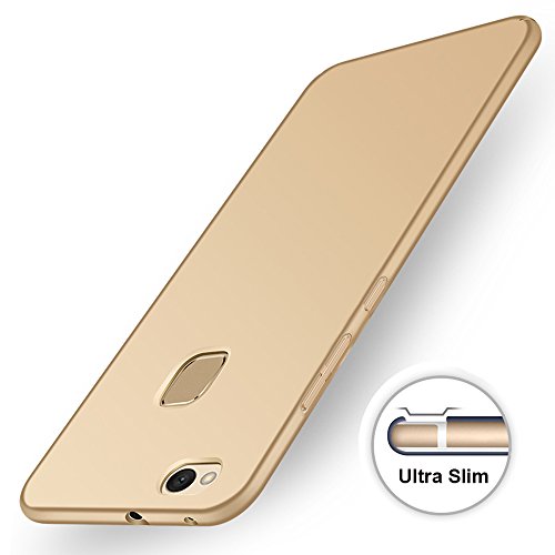 Oro Ultra-delgado Funda Case Cover y Protector de Pantalla Para Huawei P10 Lite 5 2 pulgadas  no es compatible con Huawei P10  Vooway   MS70375