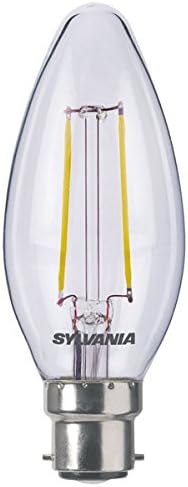 Sylvania Retro LED Candle 2.5W BC Clear Very Warm White