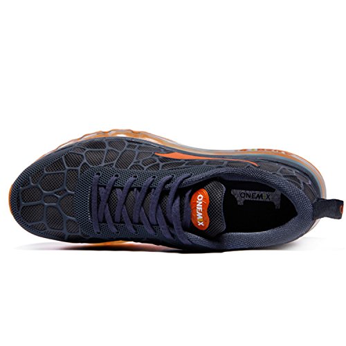 OneMix Herren Laufschuhe Air Cushion Sportschuhe Leicht Turnschuhe Gute Qualität Sneaker Schwarz Rot Grün Blau - 4