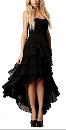 Preisvergleich Produktbild SunIfSnow Damen Plissee Nachthemd, Einfarbig Gr. XXL, schwarz