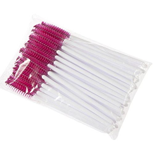 Schmink Pinsel,Amlaiworld 50stk Disposble Wimpern Mascara Stäbe Make-up Kosmetik Pinsel - 3