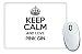Produktbild Schwarz Keep Calm und Love Pink Gin Mauspad TXT 2811