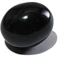 NP Shivling Lingam Shaligram Shila Salagram Stone Saligramam Murti of Gandak (Black, Standard)
