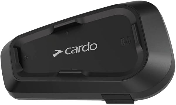 Cardo Spirit Motocicleta 2 Vías Bluetooth Sistema intercomunicador, Negro, Individual - 1