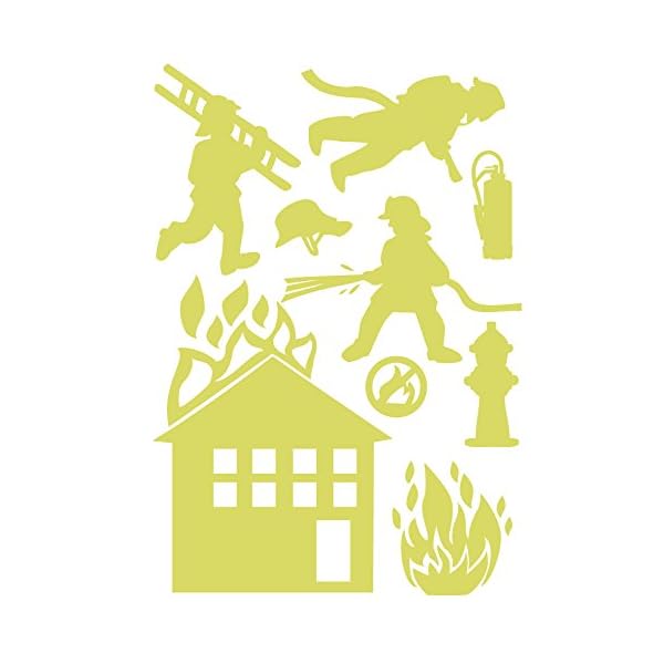 Leuchtfolie mit Winter SALE Feuerwehr – Fluoreszierend und