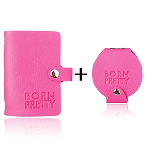 Born Pretty Nail Art Stamping Plate Holder Round & Rectangular Plate Holder Set