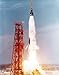 Produktbild USA Florida Cape Canaveral low angle view of a rocket taking off from a launch pad Mercury-Atlas 5 November 29 1961 Poster Drucken (45,72 x 60,96 cm)
