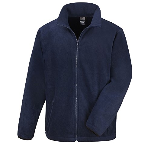 Result - Giacca di pile con cerniera - Uomo (XL) (Blu navy)
