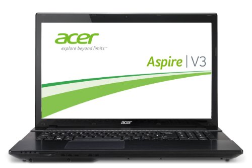 Preisvergleich Produktbild Acer Aspire V3-772G-54208G1TMakk 43,9 cm (17,3 Zoll) Notebook (Intel Core i5-4200M, 2,5GHz, 4GB RAM, 1TB HDD, NVIDIA GT 750M, Win 8) schwarz