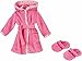 Produktbild Käthe Kruse 33993 - Bademantel mit Hausschuhen 30-33 cm, rosa