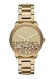 Diesel Damen-Armbanduhr Analog Quarz One Size, Gold, Gold