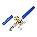 Produktbild Miniatur Angel, 96,5 cm tragbar Teleskop Angelrute Aluminium Legierung Angeln Pen Form gefaltet Angel mit Spule Rad Tolles Geschenk leicht und kompakt blau