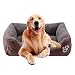 Produktbild KOBWA Orthopädisches Hundebett, Premium-Plüsch-wasserdicht, für Hunde und Katzen, lindert Arthritis Schmerzen und verbessert den Schlaf, waschbar, warm und langlebig