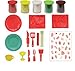 Produktbild Warmman Intereasting lustige Clay ASMR Ornament Farbe Ton Form Set 5 Farbe Knetmasse Form DIY Clay Kinder Spielzeug (Teppanyaki Farbe Schlamm)