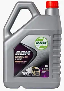 RBM OIL CORPORATION Semi-Synthetic Car Engine Oil for Car 15W40 CI4 RBM Oil (3L)