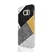 Produktbild Hermit&The7Foxes Samsung Galaxy S7 Hülle Grau und Schwarz Lemon&Silvermist Gravel Marmor Muster Ultra dünne Schutzhülle aus Kunststoff für Samsung Galaxy S7 Handyhülle Samsung Case Cover
