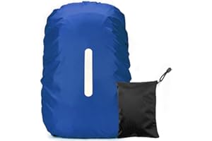 LICQIC Housse de Pluie pour Sac à Dos avec Bandes Réfléchissantes, Housse de Pluie imperméable pour Sac à Dos, avec Sac de Rangement, pour LaRandonnée, Camping, Tourisme, Cyclisme