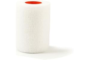 FIRSTAID4SPORT First Aid 4 Sport Latex Free Cohesive Bandage - 2.5cm x 4.5m White - 1 Roll