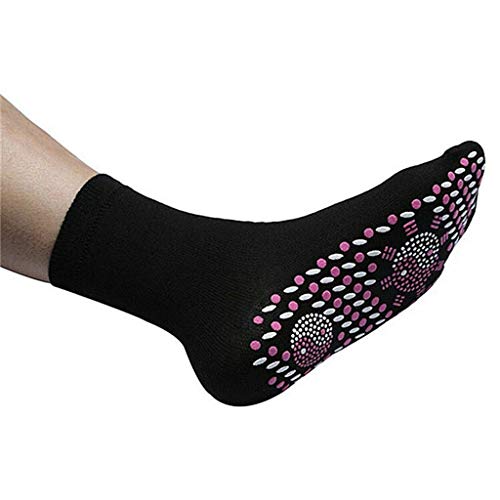 NISOWE Chaussettes MagnéTiques FIR Tourmaline - Chaussettes MagnéTiques Therapies Auto-Chauffantes Unisexe Chaussettes Droles