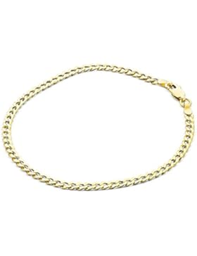 14 Karat 585 Armband Panzerkette Gelbgold - Breite 4.40 mm - Unisex