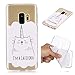 Produktbild Samsung Galaxy S9 Hülle,Galaxy S9 Transparent Silikon Hülle ,Galaxy S9 Schutzhülle,Roreikes Ultra Dünn Sehr Transparent Soft TPU Silikon Handyhülle Kreative Muster Schutzhülle Weich Cover Handytasche Case Protector von Scratch, Abstößt,Staub für Galaxy S9