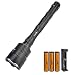 Produktbild CrazyFire LED Taschenlampe, 5500 Lumen LED Taschenlampe extrem hell, IPX-6 wasserdichte LED Akku Taschenlampe mit 6 Modi für Camping, Wandern, Jagen, Angeln, Suchen (Batterie nicht inbegriffen)