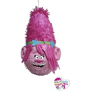 Trolls Pinata. Pinata Poppy 3D (Optionaler Stick)