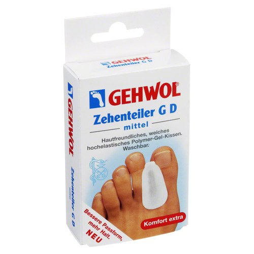 GEHWOL Zehenteiler G D Mittel, 3 Stück