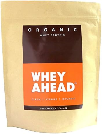 WHEY AHEAD Peruvian Organic Whey Protein Supplement, 1 Kg, Chocolate