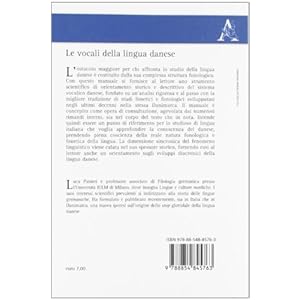 Le vocali della lingua danese. Manuale di fonologi