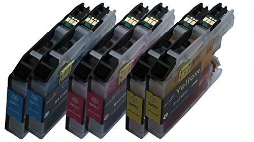 Start - 6 XL Ersatz Chip Patronen kompatibel zu Brother LC-123C XL Cyan, LC-123M XL Magenta, LC-123Y XL Gelb für Brother DCP-J132W, DCP-J152, DCP-J4110, DCP-J552DW, DCP-J752DW, MFC-J245, MFC-J4310DW, MFC-J4410DW, MFC-J4510DW, MFC-J4610DW, MFC-J470DW, MFC-J4710DW, MFC-J475DW, MFC-J650DW, MFC-J6520DW, MFC-J6720DW, MFC-J6920DW, MFC-J870DW