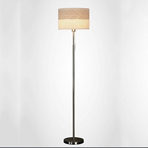 American atmosphere fabric warm lighting study bedroom living room floor lamp