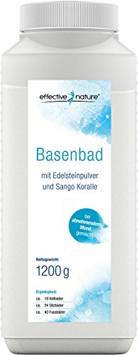 effective nature Basisches Badesalz mit Sango Koralle - 1200g